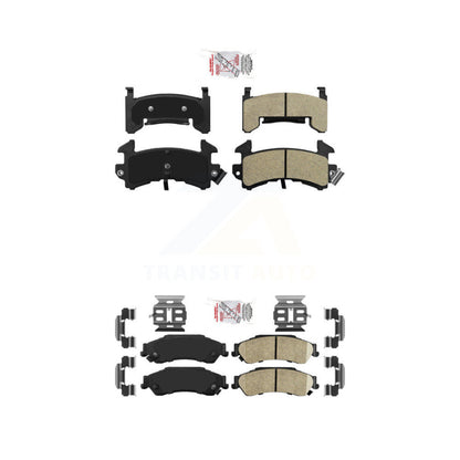 Semi-Metallic Ceramic Disc Brake Pads Front Rear Kit For Chevrolet S10 GMC Jimmy