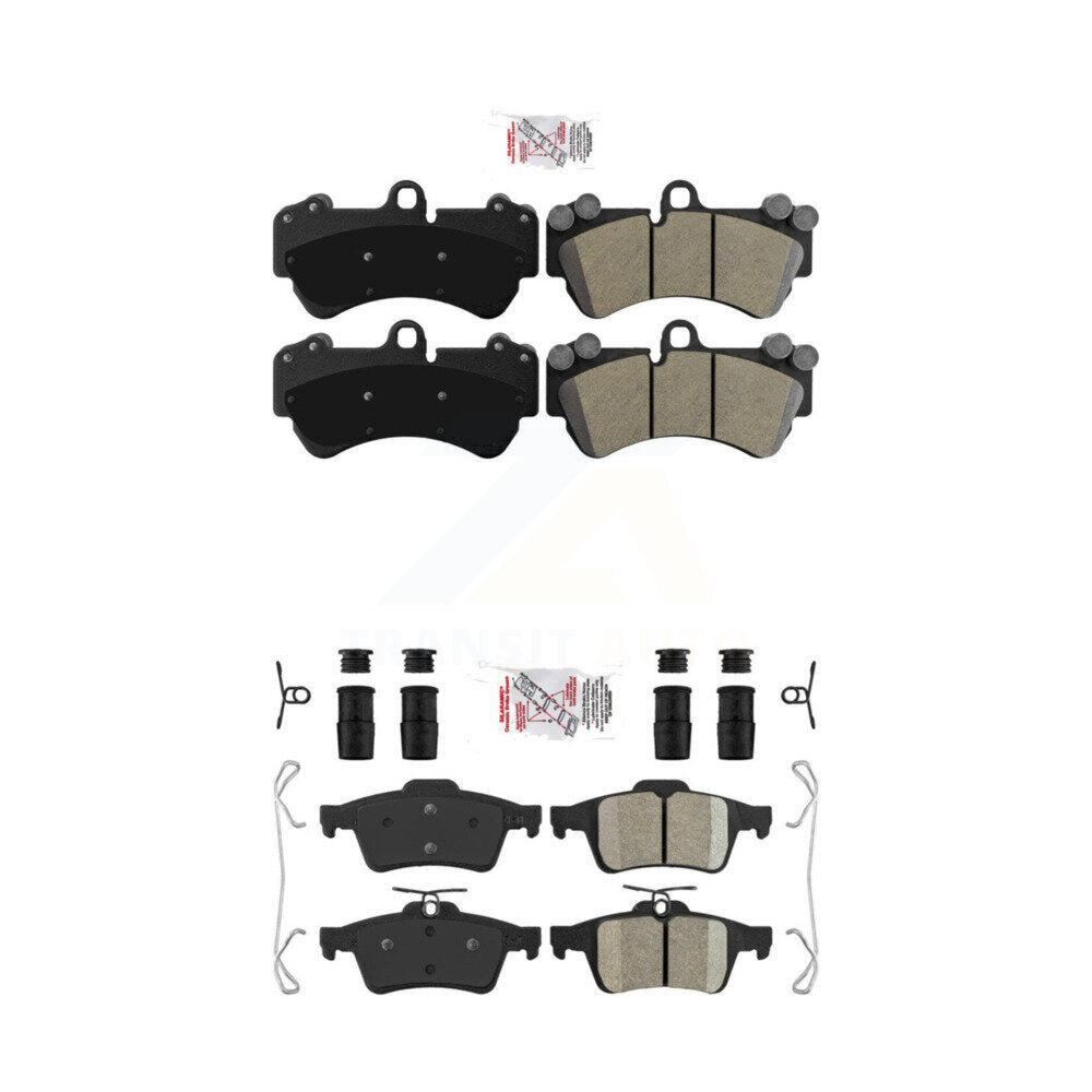 Semi-Metallic Ceramic Disc Brake Pads Front Rear Kit For Mercedes-Benz G550 4x4