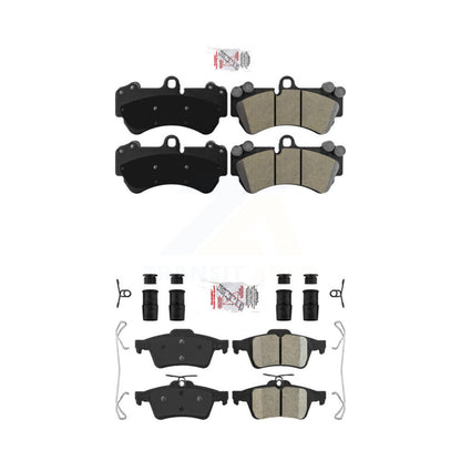 Semi-Metallic Ceramic Disc Brake Pads Front Rear Kit For Mercedes-Benz G550 4x4