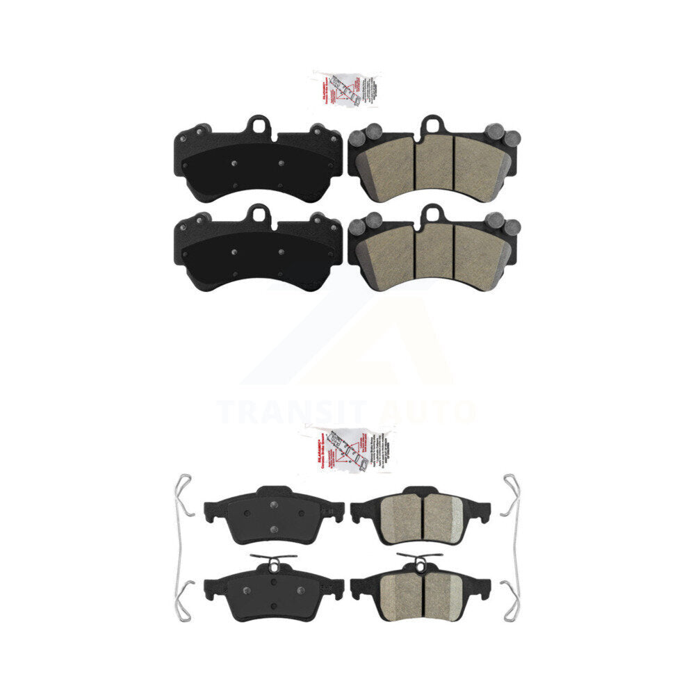 Semi-Metallic Ceramic Disc Brake Pads Front Rear Kit For Mercedes-Benz G550 4x4