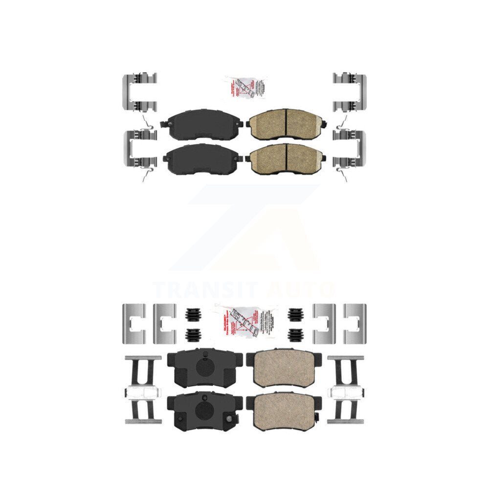 Ceramic Disc Brake Pads Front Rear Kit For Suzuki SX4 Crossover