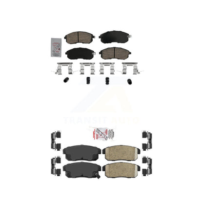 Ceramic Disc Brake Pads Front Rear Kit For 2002-2004 INFINITI I35