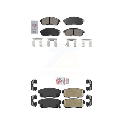 Ceramic Disc Brake Pads Front Rear Kit For 2002-2004 INFINITI I35