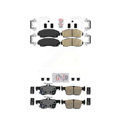 Ceramic Disc Brake Pads Front Rear Kit For Acura RDX TLX