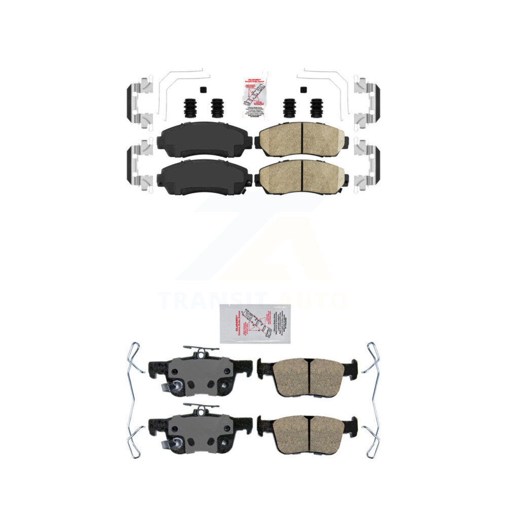 Ceramic Disc Brake Pads Front Rear Kit For Acura RDX TLX