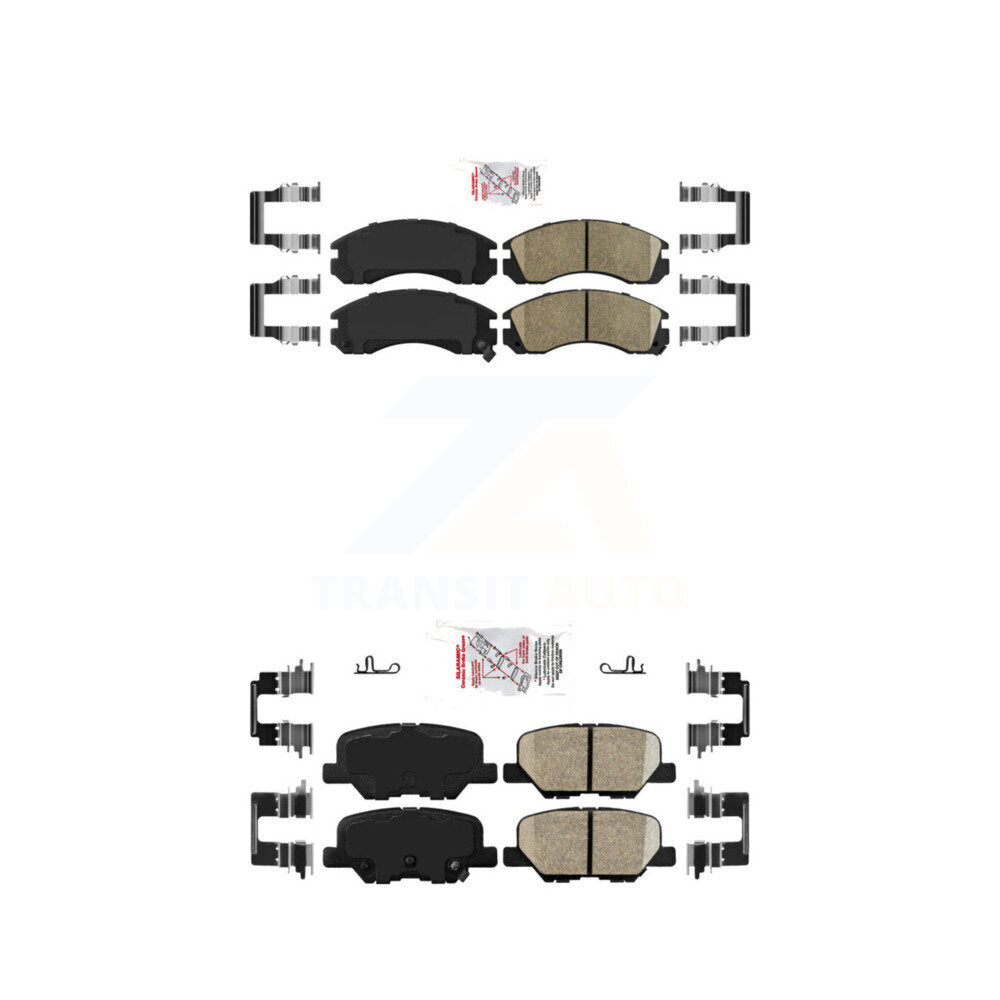 Ceramic Disc Brake Pads Front Rear Kit For Mitsubishi Outlander PHEV