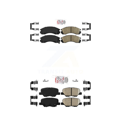 Ceramic Disc Brake Pads Front Rear Kit For Mitsubishi Outlander PHEV