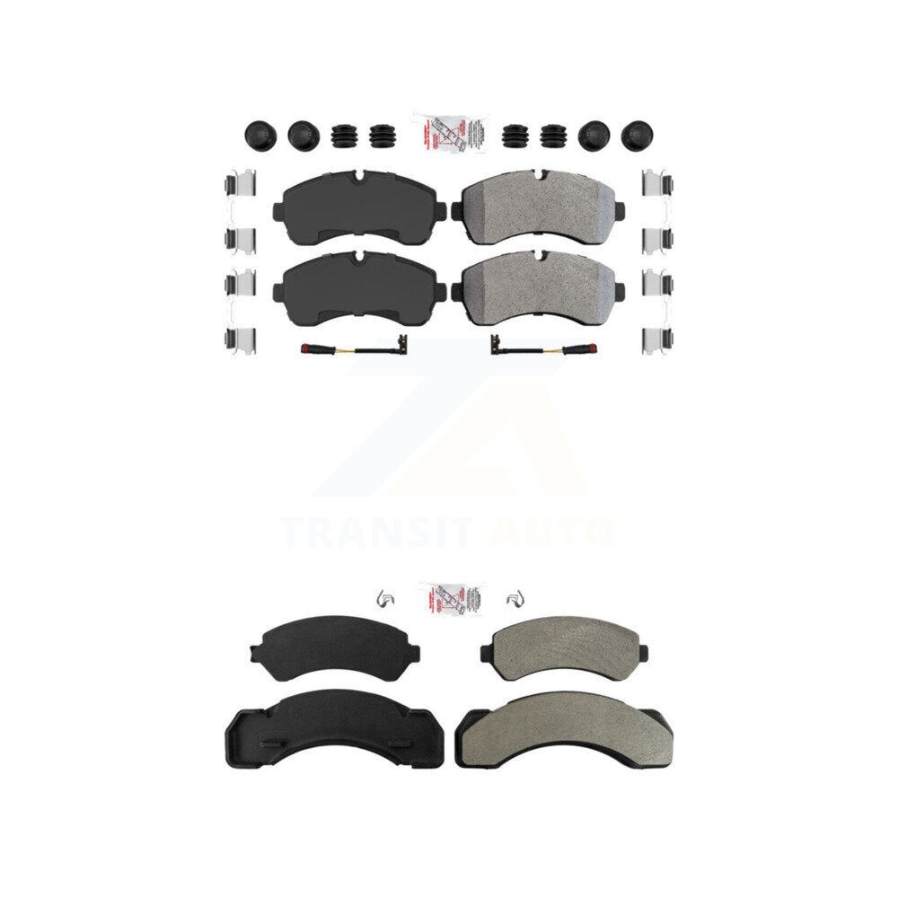 Semi-Metallic Disc Brake Pads Front Rear Kit For Workhorse W42 P32