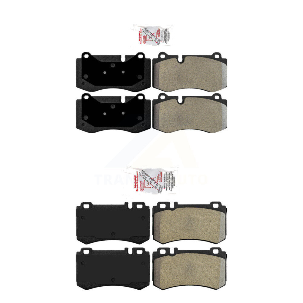 Semi-Metallic Disc Brake Pads Front Rear Kit For Mercedes-Benz S600