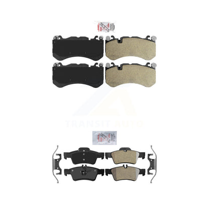 Semi-Metallic Disc Brake Pads Front Rear Kit For Mercedes-Benz SL63 AMG E63 SL65