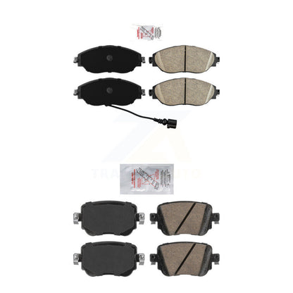Ceramic Disc Brake Pads Front Rear Kit For 15 Volkswagen Golf GAS engine R Model