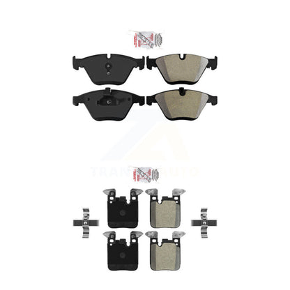 Semi-Metallic Disc Brake Pads Front Rear Kit For BMW 328i 335i