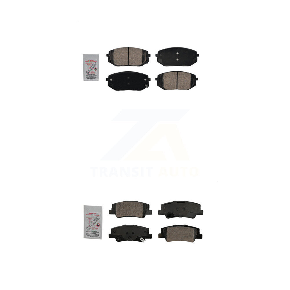 Ceramic Disc Brake Pads Front Rear Kit For Hyundai Tucson Kia Sportage