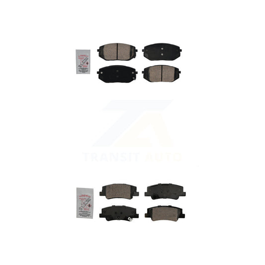Ceramic Disc Brake Pads Front Rear Kit For Hyundai Tucson Kia Sportage