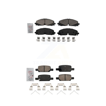Ceramic Disc Brake Pads Front Rear Kit For Chevrolet Colorado GMC Canyon