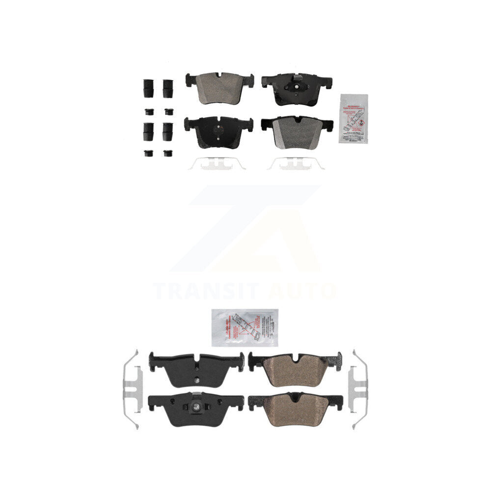 Semi-Metallic Disc Brake Pads Front Rear Kit For BMW 320i xDrive 328i 328d