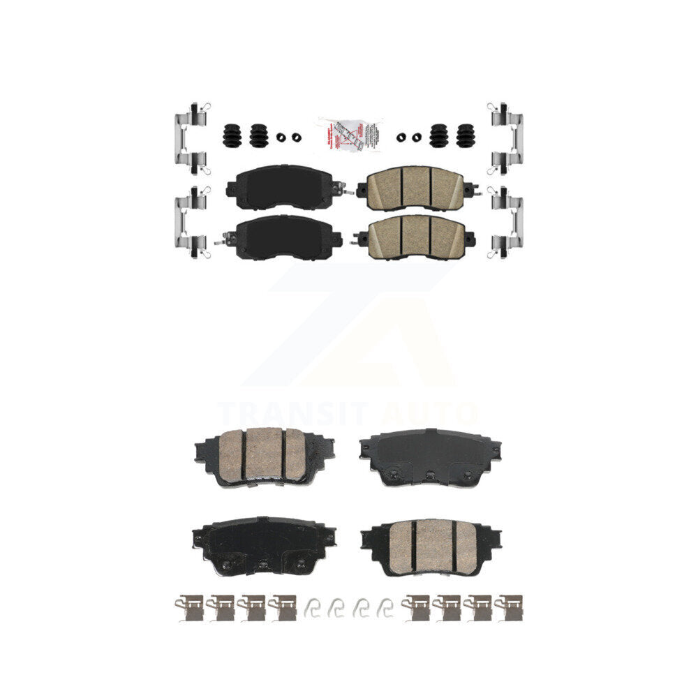 Ceramic Disc Brake Pads Front Rear Kit For Nissan Altima