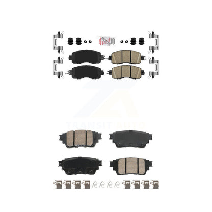 Ceramic Disc Brake Pads Front Rear Kit For Nissan Altima