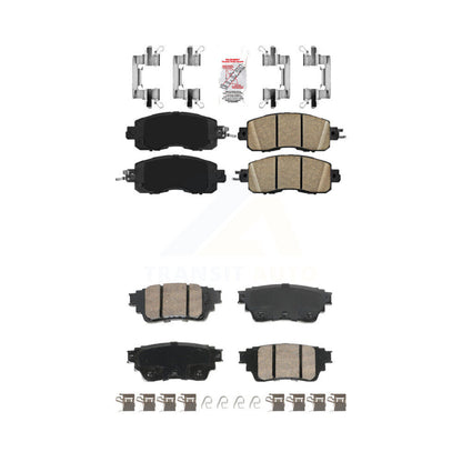 Ceramic Disc Brake Pads Front Rear Kit For Nissan Altima