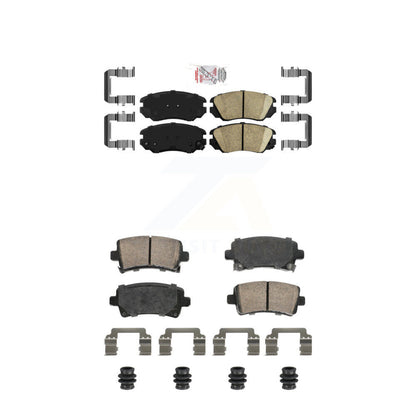 Ceramic Disc Brake Pads Front Rear Kit For Chevrolet Buick Malibu Impala Regal