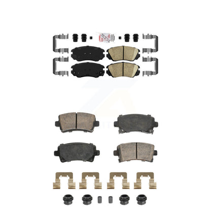 Ceramic Disc Brake Pads Front Rear Kit For Buick Chevrolet Malibu LaCrosse Regal