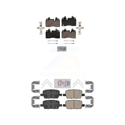 Ceramic Disc Brake Pads Front Rear Kit For Cadillac CT6
