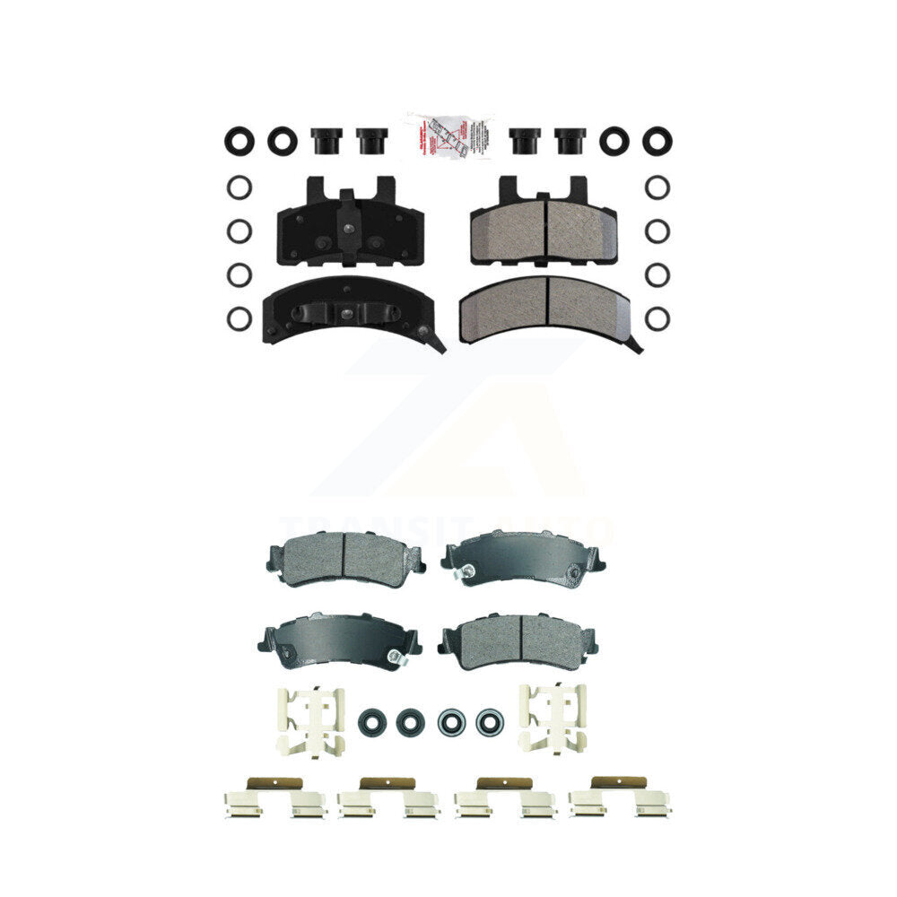 Semi-Metallic Disc Brake Pads Front Rear Kit For GMC Yukon Cadillac 60 Special