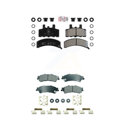 Semi-Metallic Disc Brake Pads Front Rear Kit For GMC Yukon Cadillac 60 Special