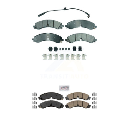 Semi-Metallic Ceramic Disc Brake Pads Front Rear Kit For GMC Chevrolet Sierra HD