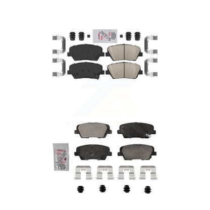Ceramic Disc Brake Pads Front Rear Kit For Hyundai Santa Fe Sport Kia Sorento