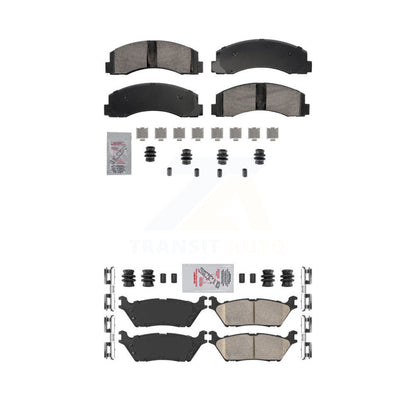 Ceramic Disc Brake Pads Front Rear Kit For Ford F-150 Expedition Lincoln