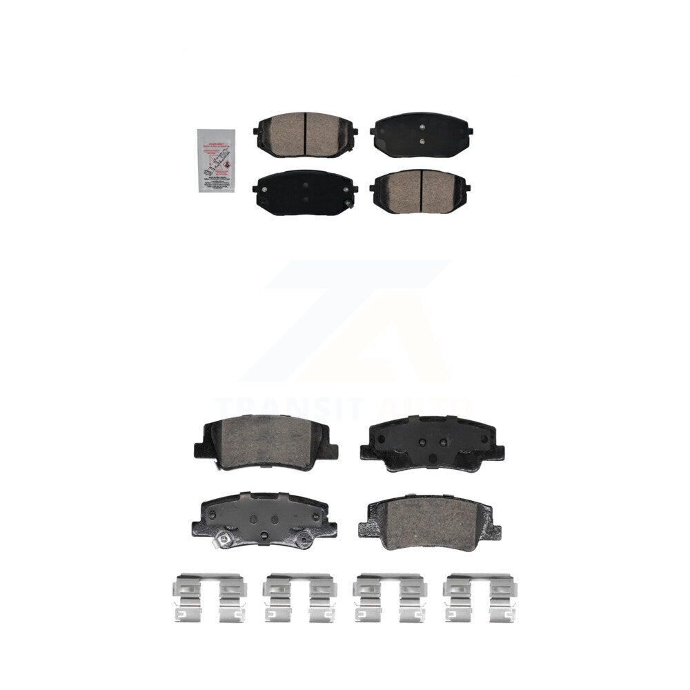 Ceramic Disc Brake Pads Front Rear Kit For Hyundai Tucson Kia Sportage