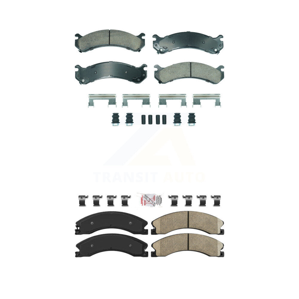 Ceramic Disc Brake Pads Front Rear Kit For GMC Savana 3500 Chevrolet Express