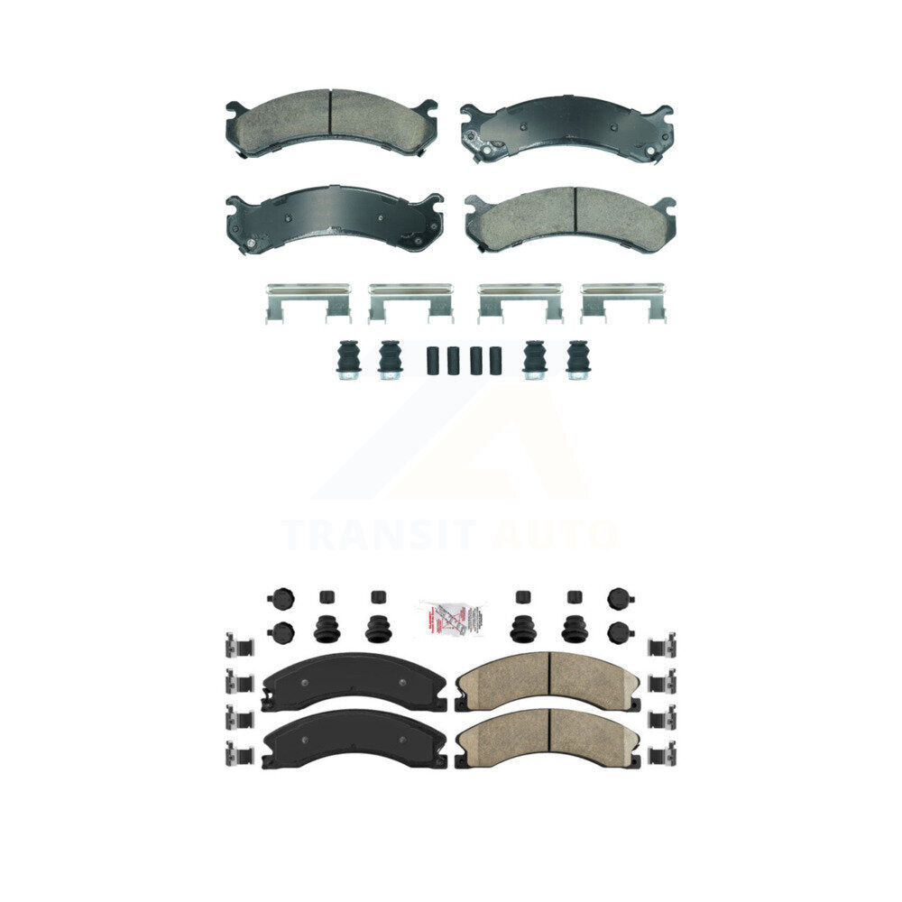 Ceramic Disc Brake Pads Front Rear Kit For GMC Savana 3500 Chevrolet Express