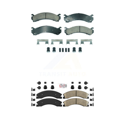Ceramic Disc Brake Pads Front Rear Kit For GMC Savana 3500 Chevrolet Express
