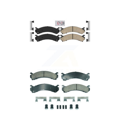 Ceramic Disc Brake Pads Front Rear Kit For Chevrolet GMC Silverado 3500 Sierra