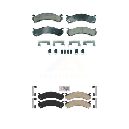 Ceramic Disc Brake Pads Front Rear Kit For Chevrolet GMC Silverado 3500 Sierra