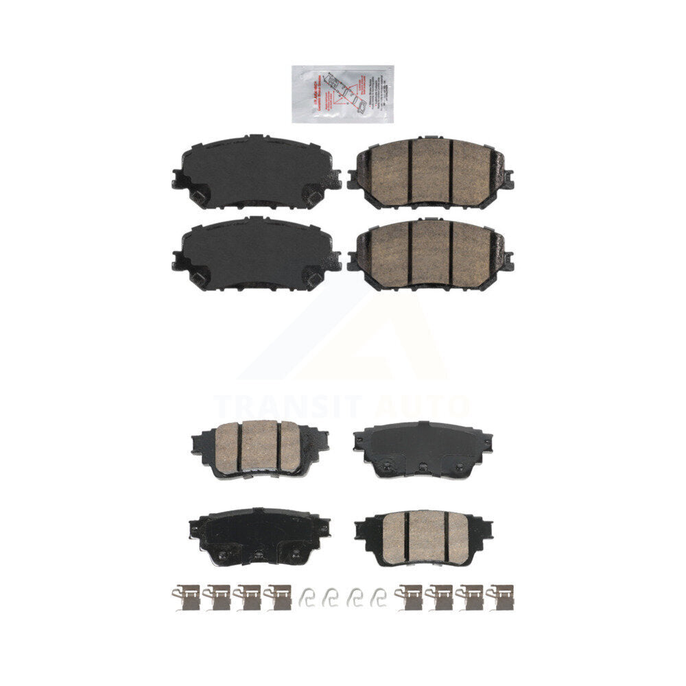 Ceramic Disc Brake Pads Front Rear Kit For Nissan Rogue