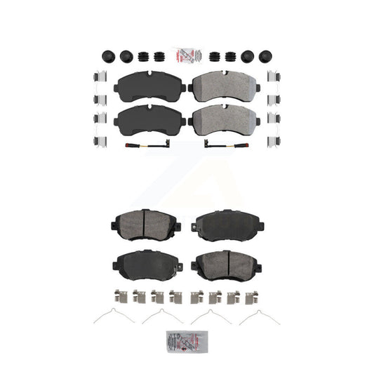 Semi-Metallic Disc Brake Pads Front Rear Kit For Mercedes-Benz Sprinter 2500