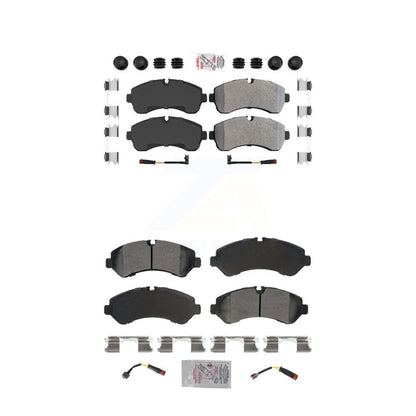 Semi-Metallic Disc Brake Pads Front Rear Kit For Mercedes-Benz Sprinter 3500