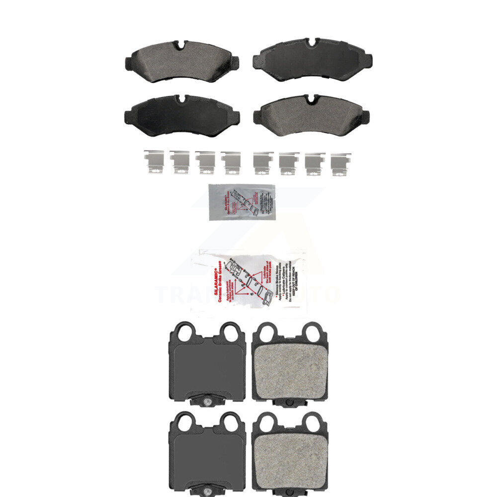 Ceramic Semi-Metallic Disc Brake Pads Front Rear Kit For Lexus SC430 IS300 GS300