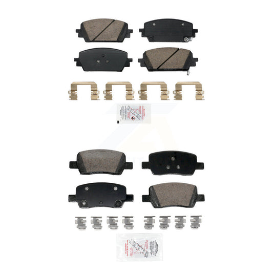 Ceramic Disc Brake Pads Front Rear Kit For Hyundai Santa Fe Kia Sorento Cruz
