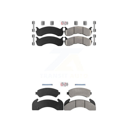 Semi-Metallic Disc Brake Pads Front Rear Kit For Blue Bird TC2000