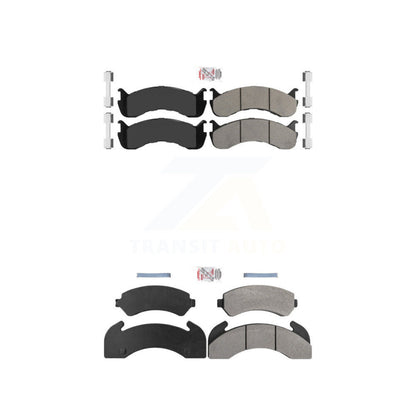 Semi-Metallic Disc Brake Pads Front Rear Kit For Blue Bird TC2000