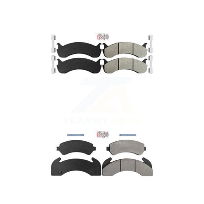 Semi-Metallic Disc Brake Pads Front Rear Kit For Blue Bird TC2000