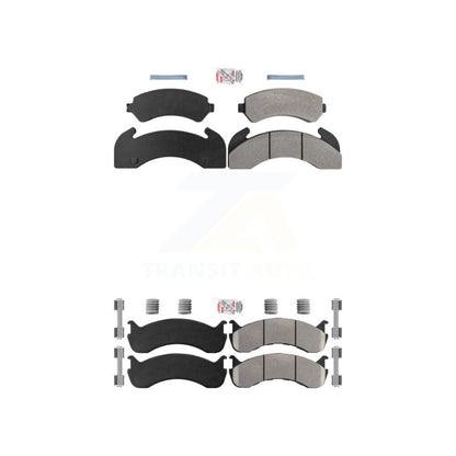 Semi-Metallic Disc Brake Pads Front Rear Kit For Blue Bird TC2000