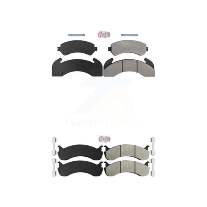 Semi-Metallic Disc Brake Pads Front Rear Kit For Blue Bird TC2000