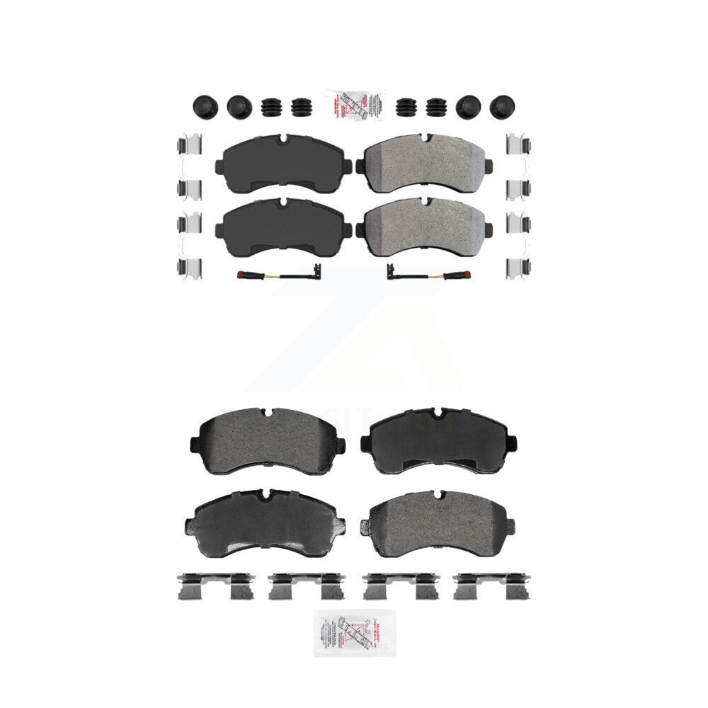 Semi-Metallic Disc Brake Pads Front Rear Kit For Workhorse Custom Chassis W42