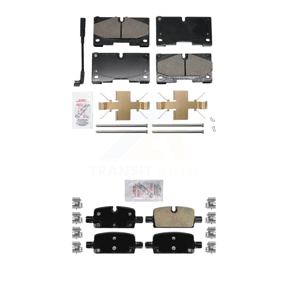 Ceramic Disc Brake Pads Front Rear Kit For GMC Chevrolet Silverado 1500 Sierra