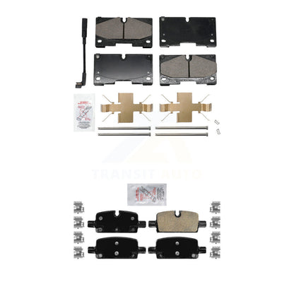 Ceramic Disc Brake Pads Front Rear Kit For GMC Chevrolet Silverado 1500 Sierra